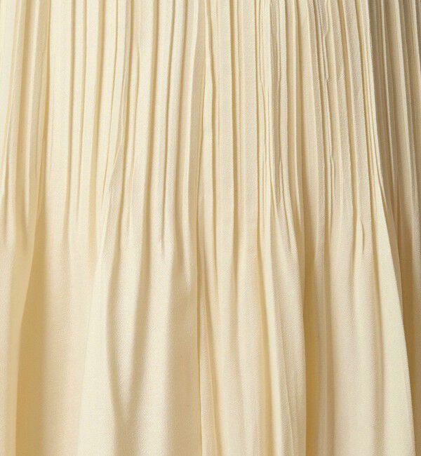 UNITED ARROWS green label relaxing「シアー プリーツ スカート」|フレア|