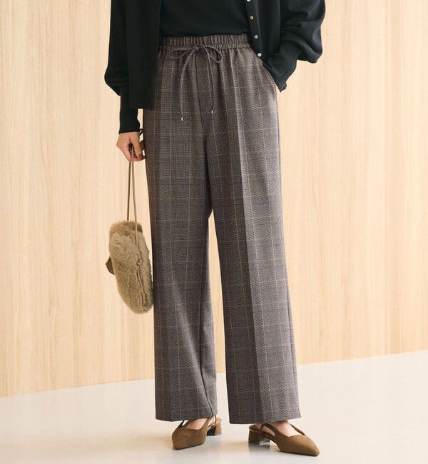 UNITED ARROWS green label relaxing「［size SHORT/TALLあり］ニーハイフレアパンツ ウラキモウ」|その他|その他2