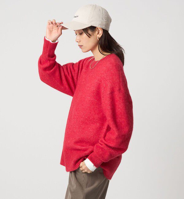 UNITED ARROWS green label relaxing「アルパカブレンド クルーネック プルオーバー ニット」|ニット・セーター|