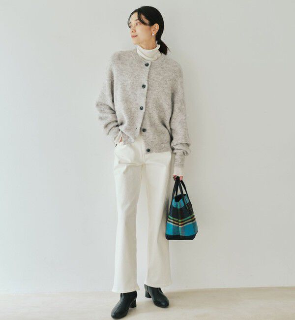 UNITED ARROWS green label relaxing「アルパカブレンド クルーネック カーディガン」|カーディガン|