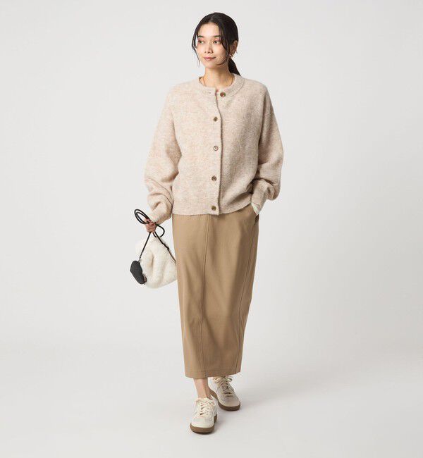 UNITED ARROWS green label relaxing「アルパカブレンド クルーネック カーディガン」|カーディガン|