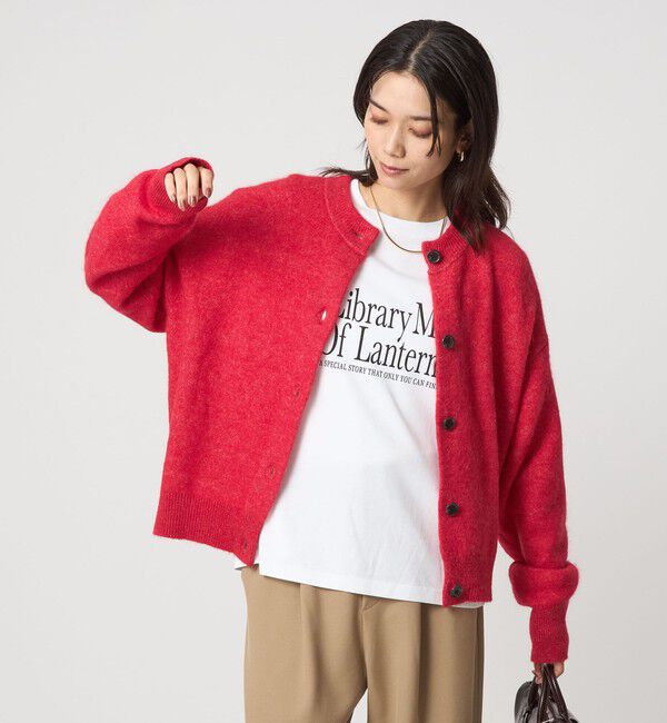 UNITED ARROWS green label relaxing「アルパカブレンド クルーネック カーディガン」|カーディガン|