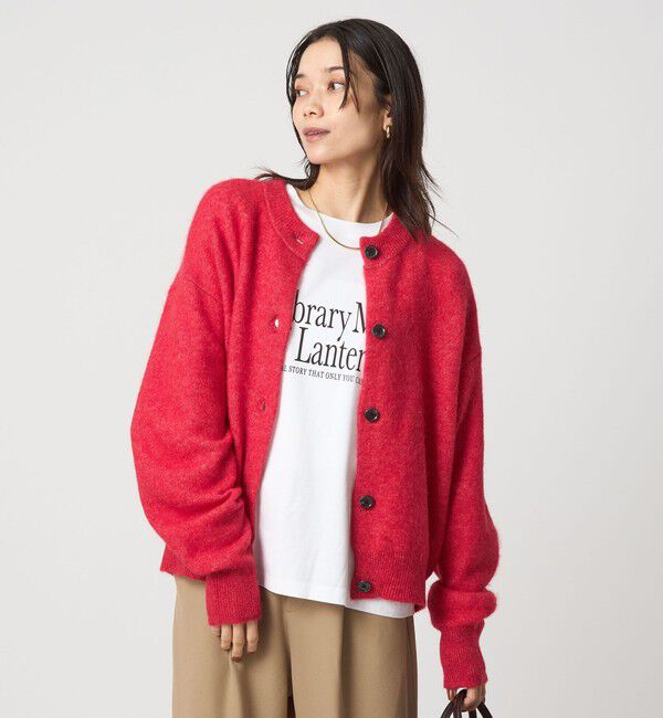 UNITED ARROWS green label relaxing「アルパカブレンド クルーネック カーディガン」|カーディガン|