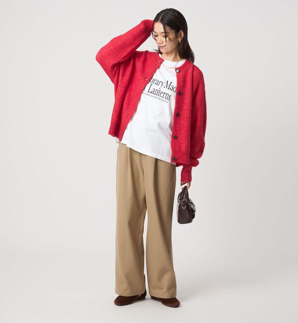 UNITED ARROWS green label relaxing「アルパカブレンド クルーネック カーディガン」|カーディガン|