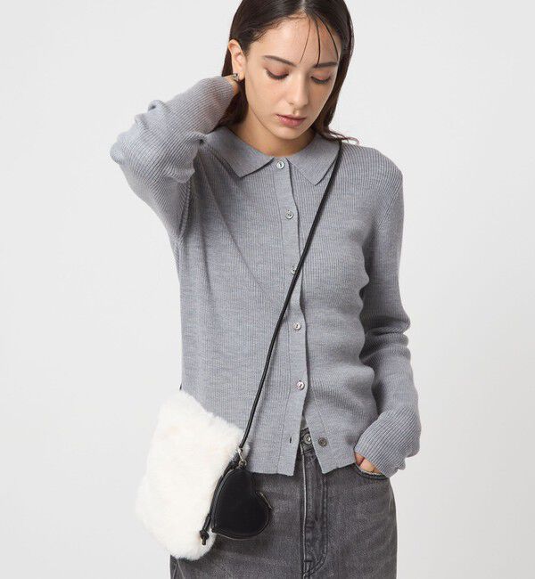 UNITED ARROWS green label relaxing「ファーショルダーバッグ ハートチャーム付き」|ショルダー・メッセンジャー|