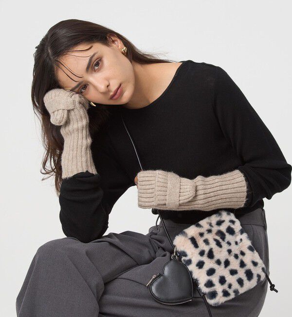 UNITED ARROWS green label relaxing「ファーショルダーバッグ ハートチャーム付き」|ショルダー・メッセンジャー|