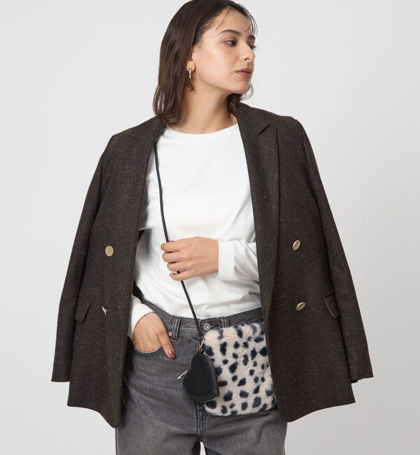 UNITED ARROWS green label relaxing「ファーショルダーバッグ ハートチャーム付き」|ショルダー・メッセンジャー|