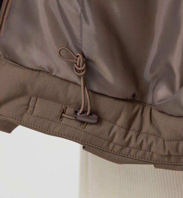 UNITED ARROWS green label relaxing「［size SHORTあり］パフィー ノーカラー ブルゾン 撥水 保温性 ウォッシャブル」|ブルゾン・スタジャン|