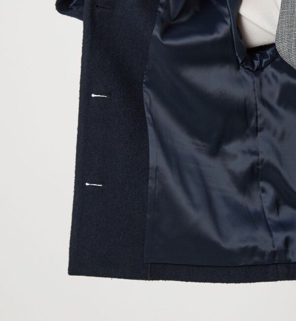 UNITED ARROWS green label relaxing「ヘリンボーン 襟付き ショート ジャケット コート」|その他|