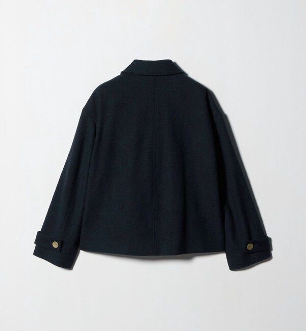 UNITED ARROWS green label relaxing「ヘリンボーン 襟付き ショート ジャケット コート」|その他|