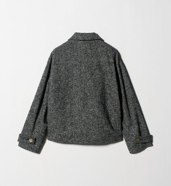 UNITED ARROWS green label relaxing「ヘリンボーン 襟付き ショート ジャケット コート」|その他|