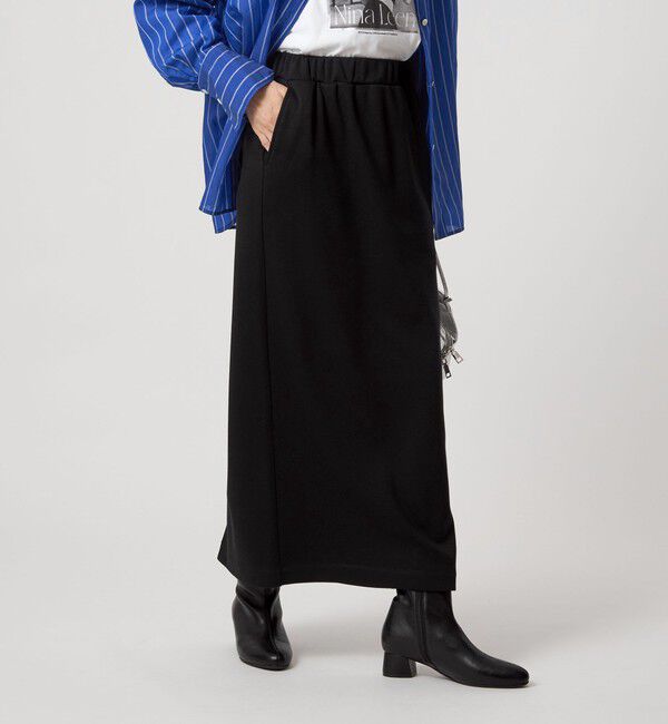 UNITED ARROWS green label relaxing「ウラキモウ ピケ スカート」|タイト|