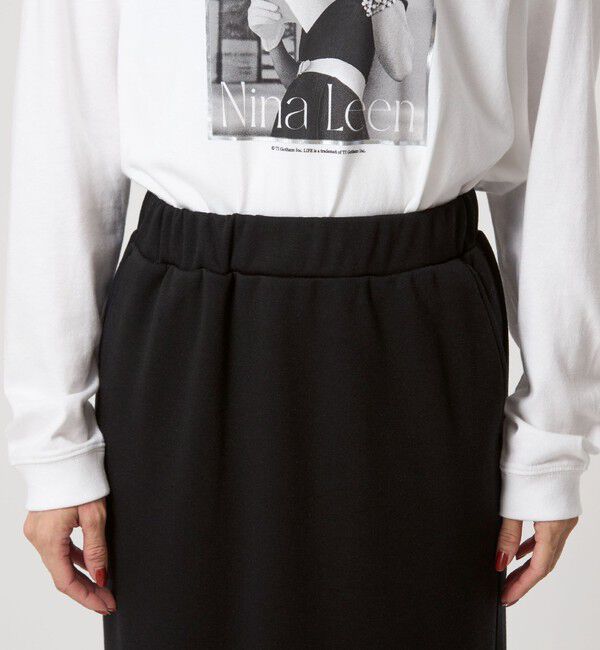 UNITED ARROWS green label relaxing「ウラキモウ ピケ スカート」|タイト|