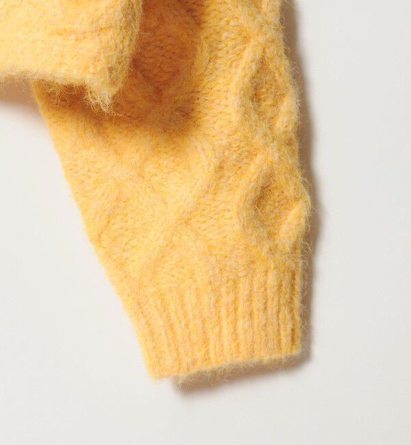 EMMEL REFINES「＜EMMEL REFINES＞EM バックリボン ケーブルニット プルオーバー」|ニット・セーター|