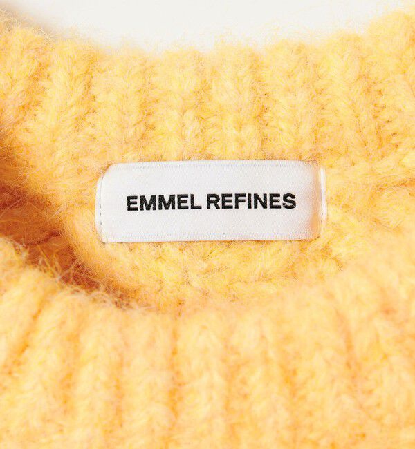 EMMEL REFINES「＜EMMEL REFINES＞EM バックリボン ケーブルニット プルオーバー」|ニット・セーター|