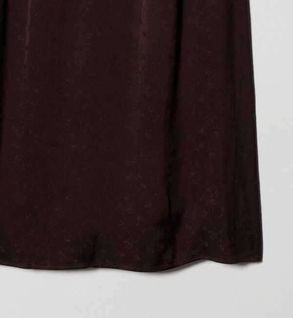 UNITED ARROWS green label relaxing「ジャガード サテン ナロー スカート」|フレア|