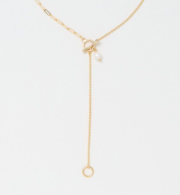 UNITED ARROWS green label relaxing「淡水パール ボールコンビ ネックレス」|ネックレス|