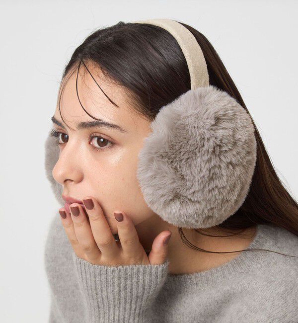 UNITED ARROWS green label relaxing「フェイクファー イヤマフ / イヤーマフ」|キャップ・キャスケット|