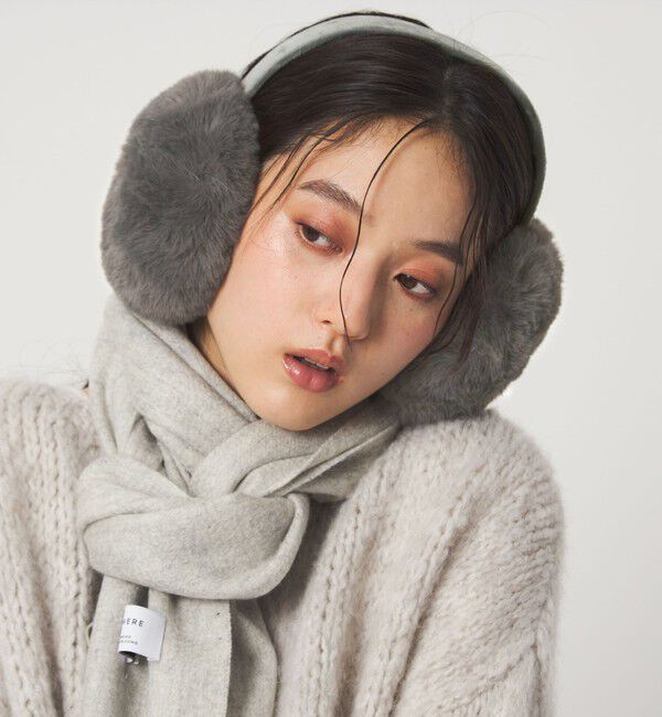 UNITED ARROWS green label relaxing「フェイクファー イヤマフ / イヤーマフ」|キャップ・キャスケット|