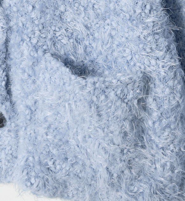 EMMEL REFINES「＜EMMEL REFINES＞EM ポコスラブ フラッフィー カーディガン」|カーディガン|