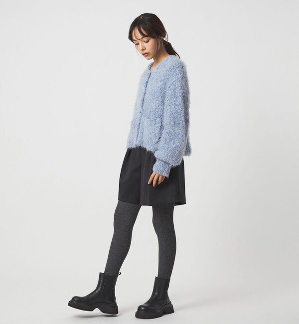 EMMEL REFINES「＜EMMEL REFINES＞EM ポコスラブ フラッフィー カーディガン」|カーディガン|