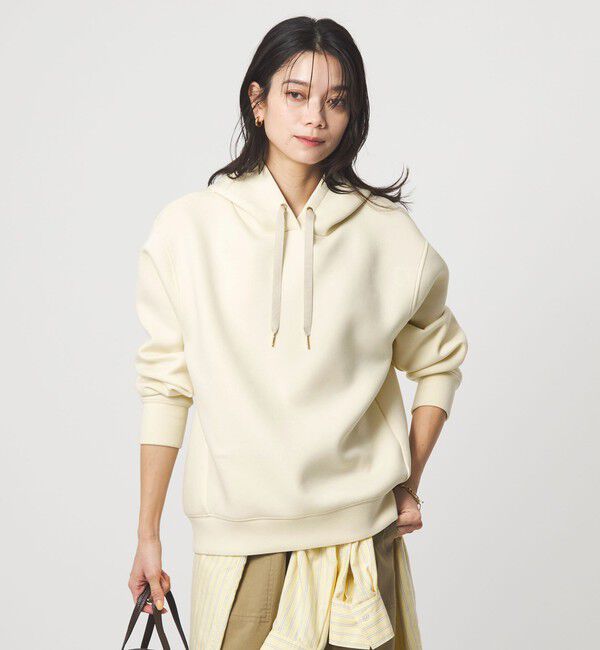 UNITED ARROWS green label relaxing「ダンボール フーディー プルオーバー」|パーカー|OFF WHITE