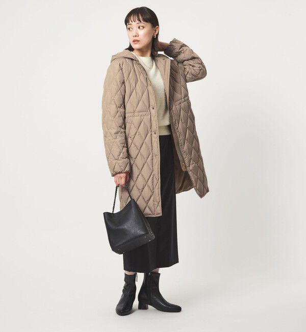 UNITED ARROWS green label relaxing「キルティング ライト ダウン コート 撥水」|ダウン|