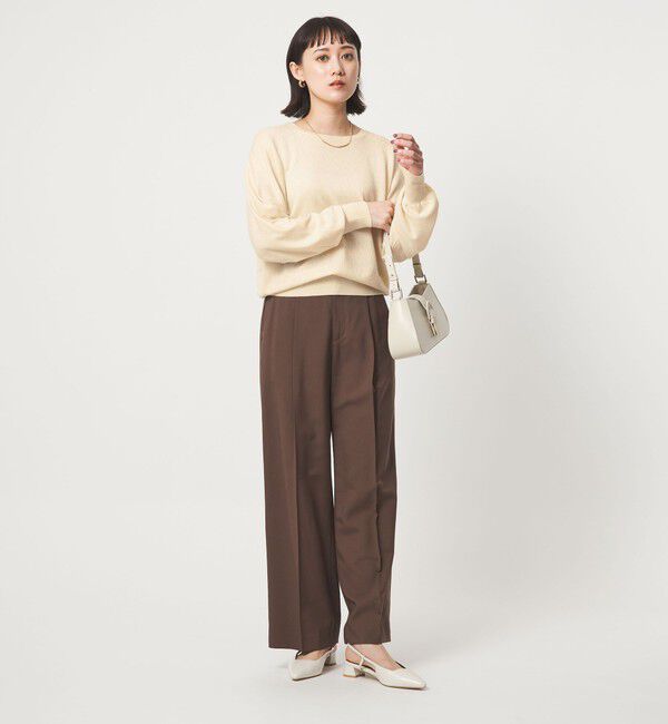 UNITED ARROWS green label relaxing「スパンコール プルオーバー ニット」|ニット・セーター|