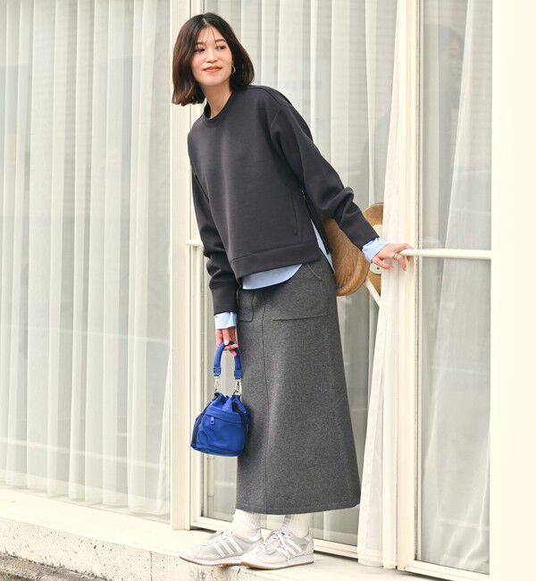 UNITED ARROWS green label relaxing「【WEB限定】＜at ease＞ダンボール スリット プルオーバー カットソー」|Tシャツ・カットソー|