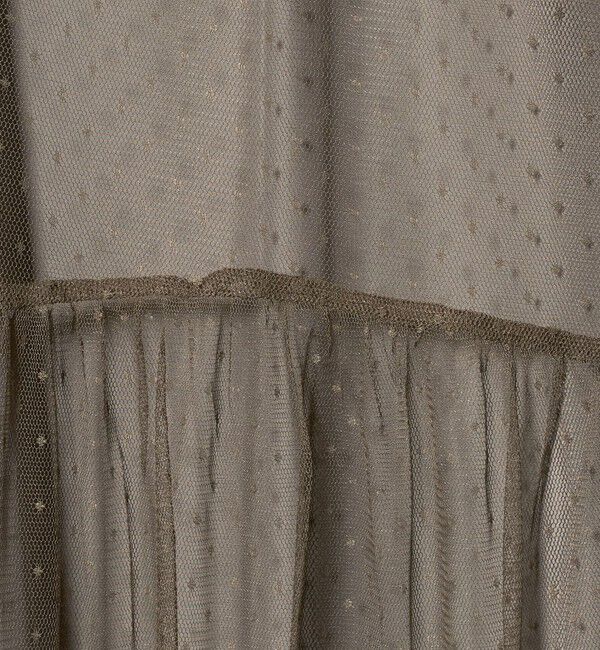 UNITED ARROWS green label relaxing「チュール ティアード ワンピース」|ドレス|