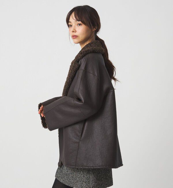 EMMEL REFINES「＜EMMEL REFINES＞EM リバーシブル フェイクムートン コート」|その他|
