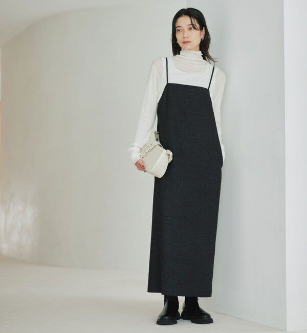 UNITED ARROWS green label relaxing「［size SHORTあり］ライト サキソニー キャミソール ワンピース ウォッシャブル」|ワンピース|