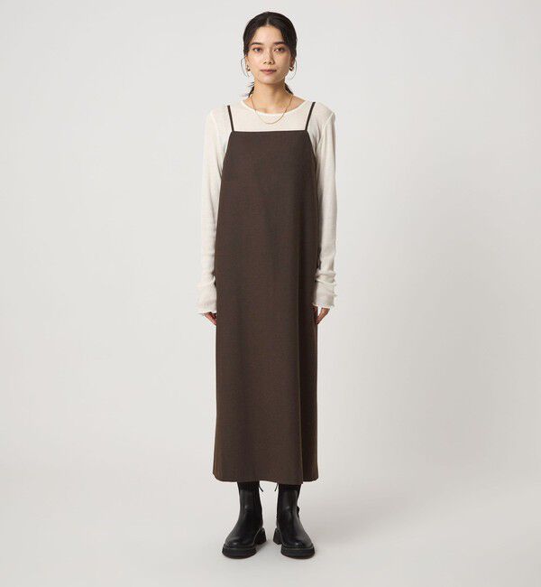 UNITED ARROWS green label relaxing「［size SHORTあり］ライト サキソニー キャミソール ワンピース ウォッシャブル」|ワンピース|