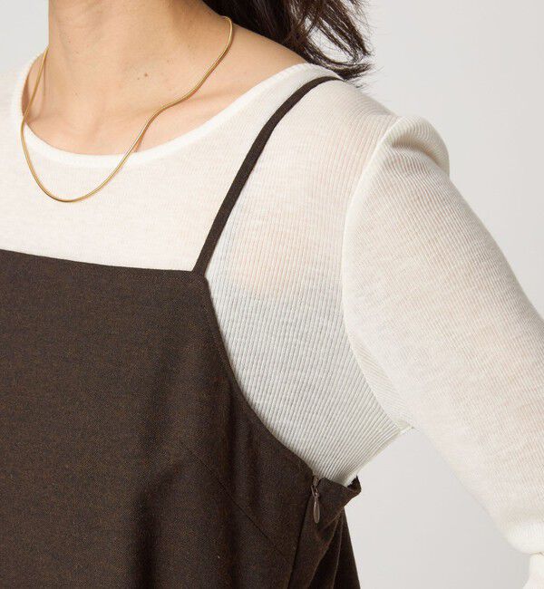 UNITED ARROWS green label relaxing「［size SHORTあり］ライト サキソニー キャミソール ワンピース ウォッシャブル」|ワンピース|