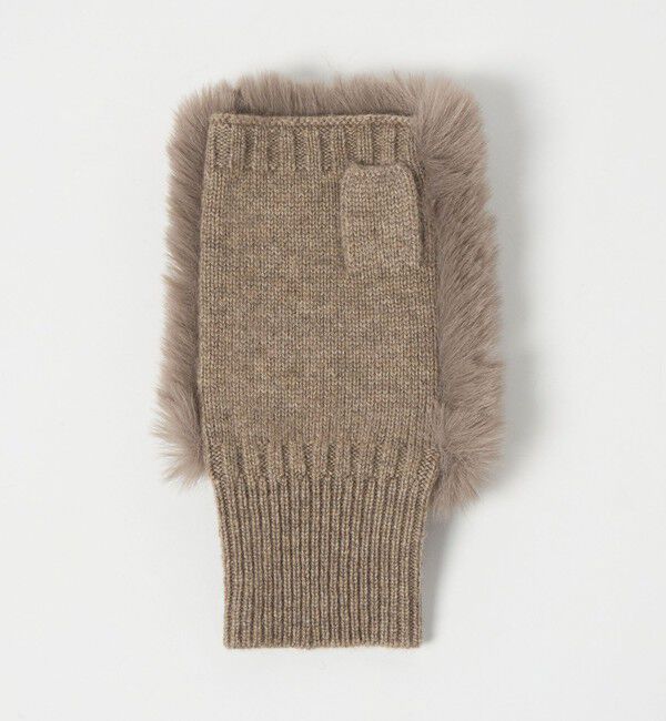 UNITED ARROWS green label relaxing「＜VINCENT PRADIER＞ファーライク グローブ」|手袋|