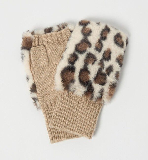 UNITED ARROWS green label relaxing「＜VINCENT PRADIER＞ファーライク グローブ」|手袋|