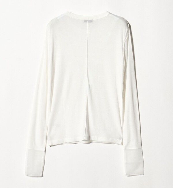 UNITED ARROWS green label relaxing「チュール ドッキング シアー プルオーバー」|Tシャツ・カットソー|