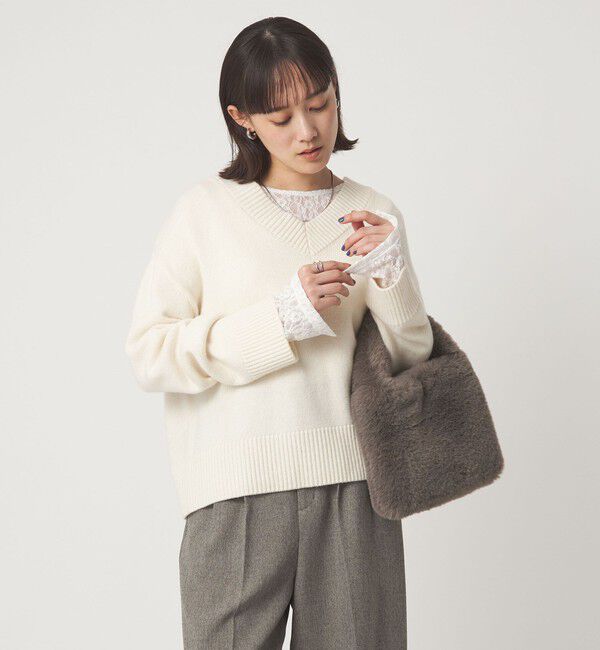 UNITED ARROWS green label relaxing「シアー レース プルオーバー カットソー」|Tシャツ・カットソー|