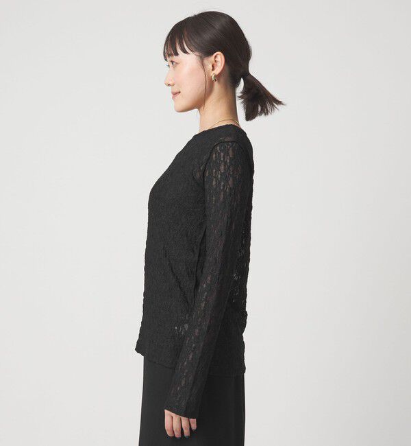 UNITED ARROWS green label relaxing「シアー レース プルオーバー カットソー」|Tシャツ・カットソー|