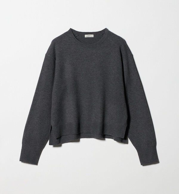 UNITED ARROWS green label relaxing「【WEB限定】＜at ease＞サイド スリット プルオーバー ニット ウォッシャブル」|ニット・セーター|