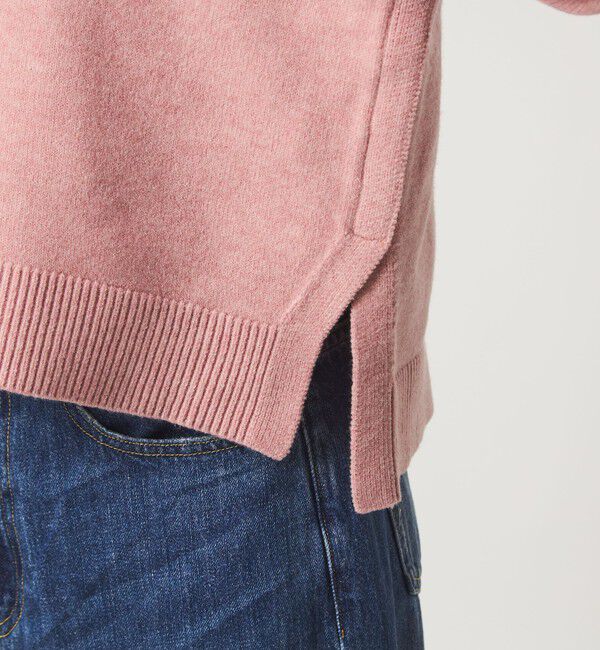 UNITED ARROWS green label relaxing「【WEB限定】＜at ease＞サイド スリット プルオーバー ニット ウォッシャブル」|ニット・セーター|
