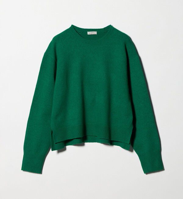 UNITED ARROWS green label relaxing「【WEB限定】＜at ease＞サイド スリット プルオーバー ニット ウォッシャブル」|ニット・セーター|