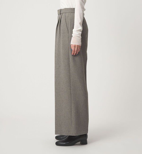 UNITED ARROWS green label relaxing「メランジ ツイル ワイド パンツ マシンウォッシャブル」|その他|