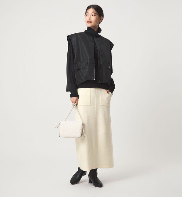 UNITED ARROWS green label relaxing「【WEB限定】＜at ease＞ニット タイト スカート ウォッシャブル」|タイト|