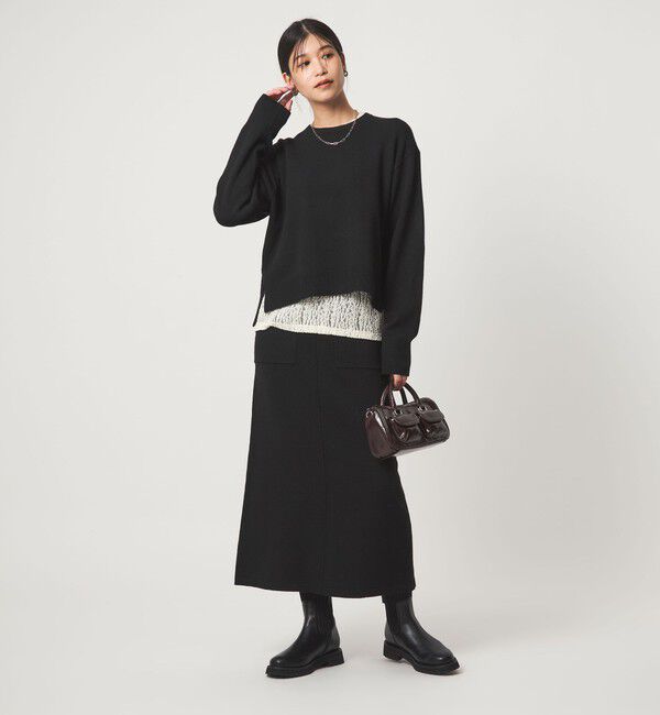 UNITED ARROWS green label relaxing「【WEB限定】＜at ease＞ニット タイト スカート ウォッシャブル」|タイト|