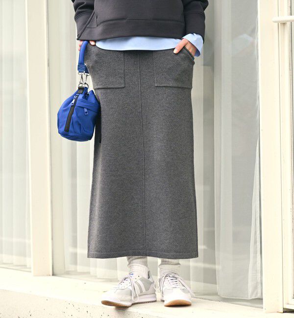 UNITED ARROWS green label relaxing「【WEB限定】＜at ease＞ニット タイト スカート ウォッシャブル」|タイト|