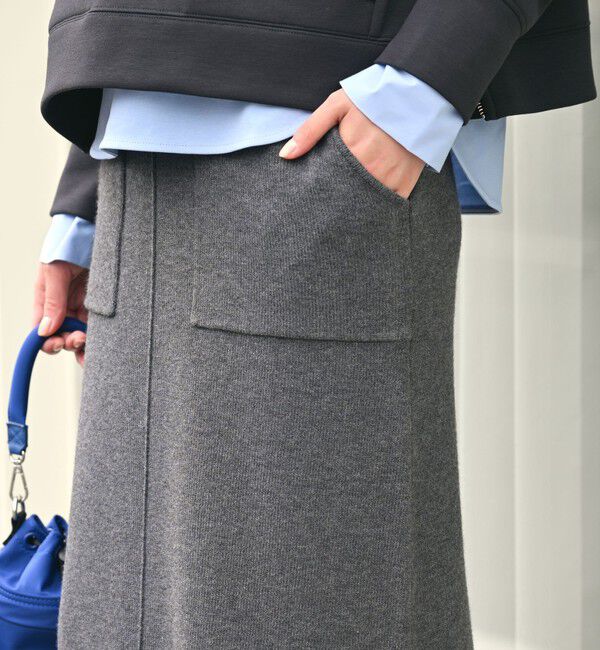 UNITED ARROWS green label relaxing「【WEB限定】＜at ease＞ニット タイト スカート ウォッシャブル」|タイト|