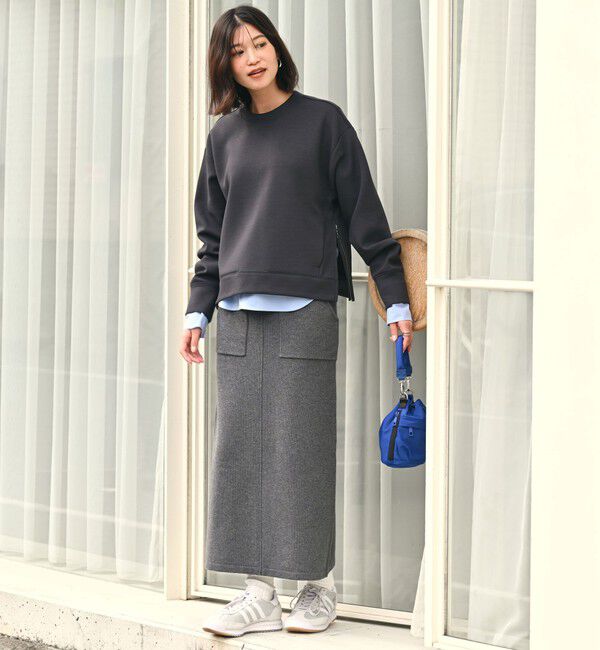 UNITED ARROWS green label relaxing「【WEB限定】＜at ease＞ニット タイト スカート ウォッシャブル」|タイト|