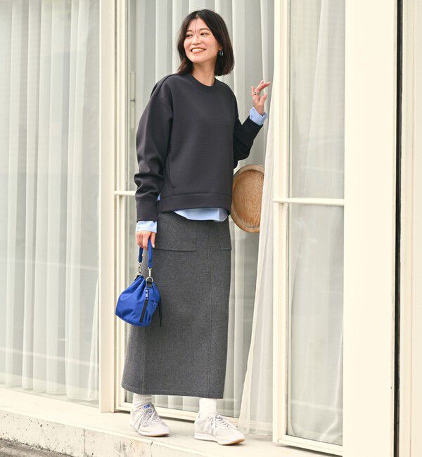 UNITED ARROWS green label relaxing「【WEB限定】＜at ease＞ニット タイト スカート ウォッシャブル」|タイト|