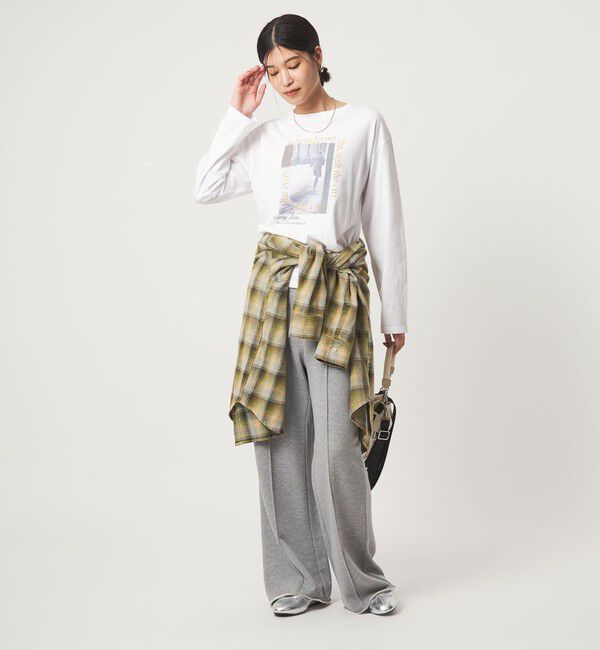 UNITED ARROWS green label relaxing「【WEB限定】＜at ease＞アソート フォト  ロングスリーブ カットソー」|Tシャツ・カットソー|